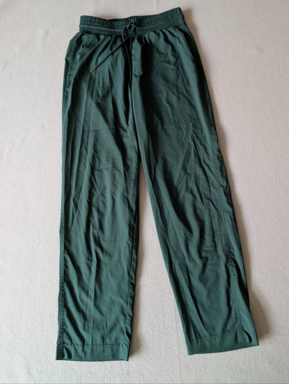 GapFit Activewear Tech Straight Jogger Track Pants Green Quick Dry Sz Small image 2